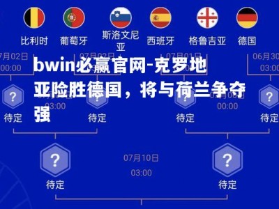 bwin必赢官网-克罗地亚险胜德国，将与荷兰争夺强