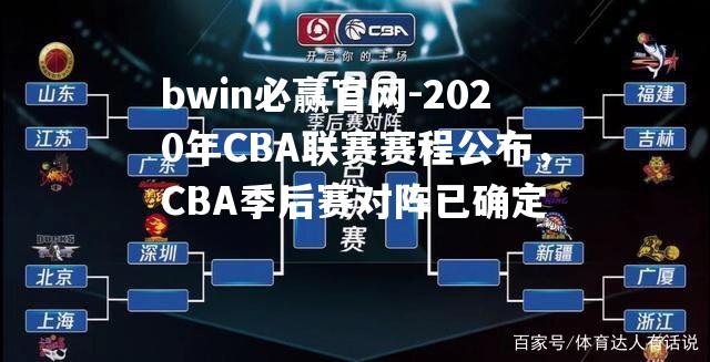 2020年CBA联赛赛程公布，CBA季后赛对阵已确定